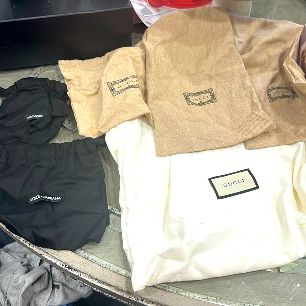 Designer authentic dust bags preown